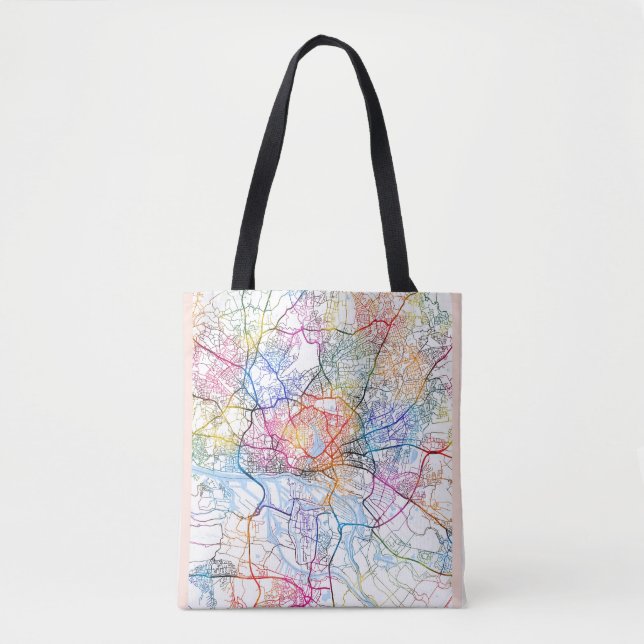Hamburg City Map Tasche (Vorderseite)