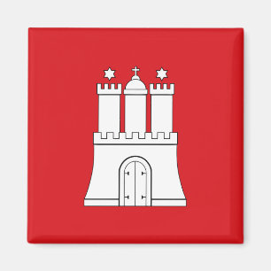 Hamburg City Symbol Magnet