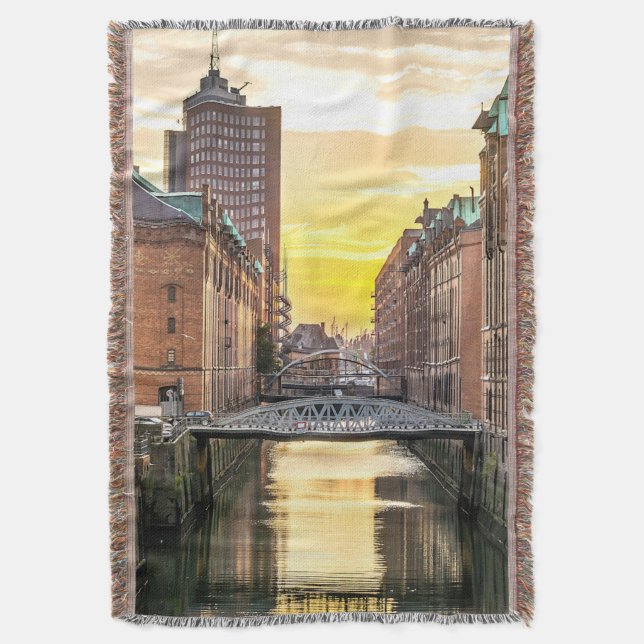 Hamburg CityScape Decke (Vorderseite Vertikal)