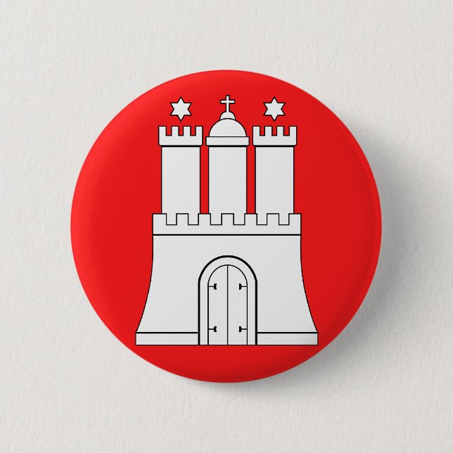 Hamburg, Deutschland Button (Vorderseite)