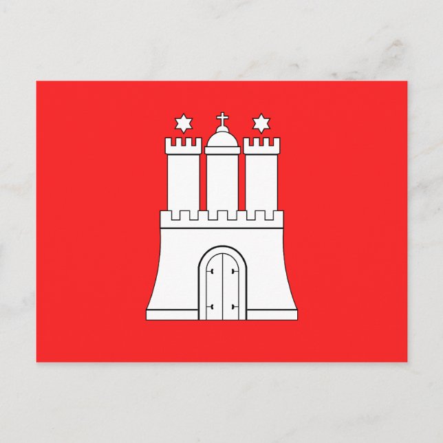 Hamburg, Deutschland Postkarte (Vorderseite)