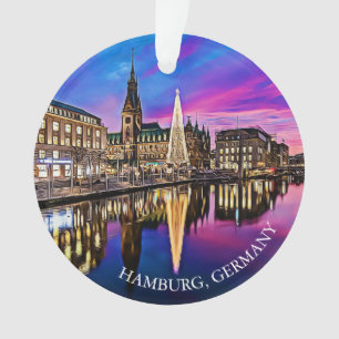 Hamburg: Deutschland Sake Souvenir Weihnachten Ornament