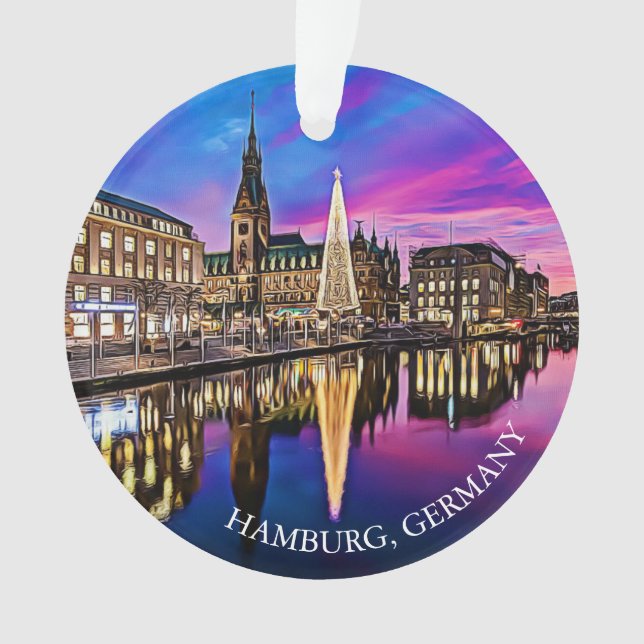 Hamburg: Deutschland Sake Souvenir Weihnachten Ornament (Vorderseite)