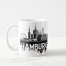 Hamburg Deutschland Skyline-Stadtbild Städtische R Kaffeetasse