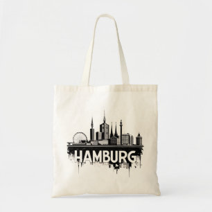 Hamburg Deutschland Skyline-Stadtbild Städtische R Tragetasche