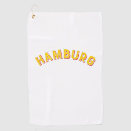 Hamburg, Deutschland Vintag Arch Golfhandtuch