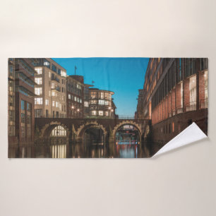 Hamburg Ellerntorsbrücke Badehandtuch