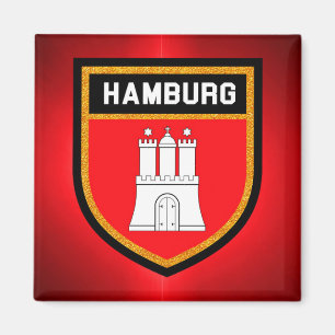 Hamburg-Flagge Magnet