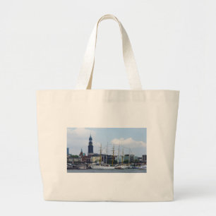 Hamburg Hafen Hafen Hafen Hafen Michel Deutschland Jumbo Stoffbeutel