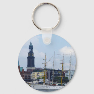 Hamburg Hafen Hafen Hafen Hafen Michel Deutschland Schlüsselanhänger