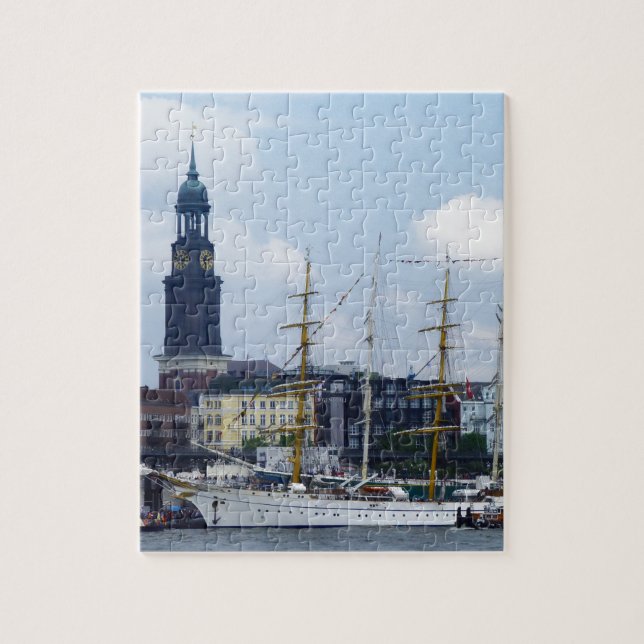 Hamburg Hafen Hafen Hafen Michel Deutschland Rezep (Vertikal)