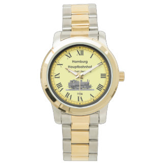 Hamburg Hbf Station ~ Deutschland ~ 1906 ~ Watch Armbanduhr