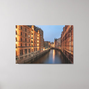 Hamburg Leinwanddruck