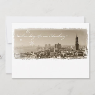 Hamburg Michel, Weihnachtsgrüße aus Hamburg, Karte