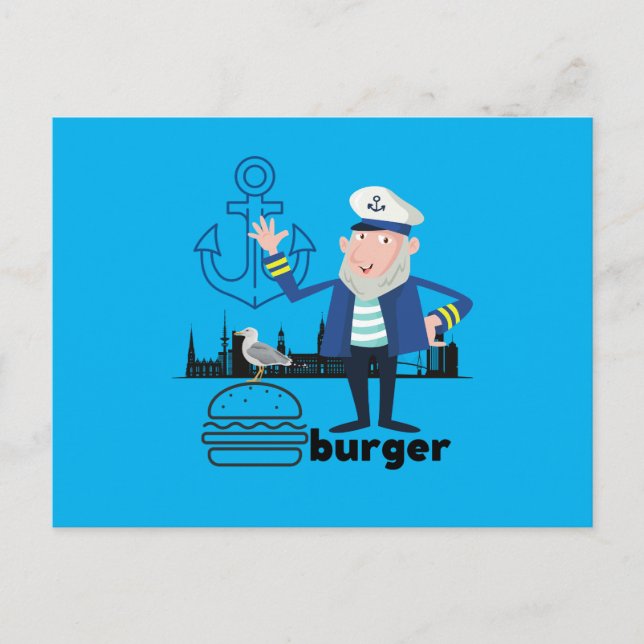 Hamburg Postcard :) Postkarte (Vorderseite)