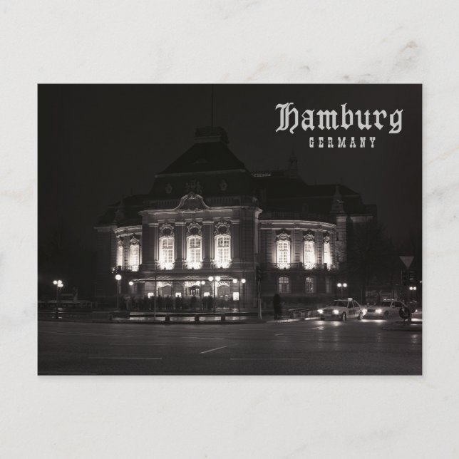 Hamburg Postkarte (Vorderseite)
