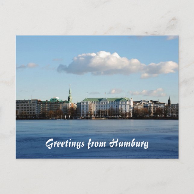 Hamburg Postkarte (Vorderseite)