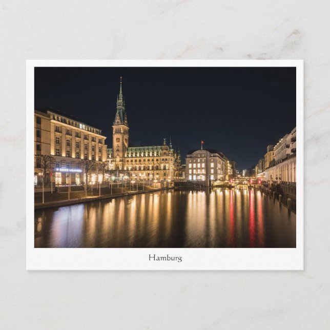 Hamburg Postkarte (Vorderseite)