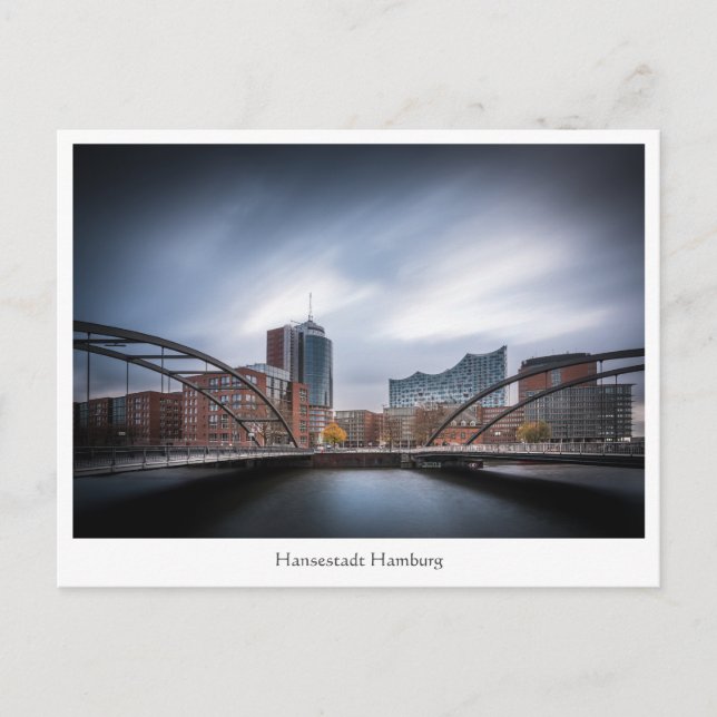 Hamburg Postkarte (Vorderseite)