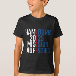Hamburg Rise 2025 Fan Design Fußball Liebe T-Shirt