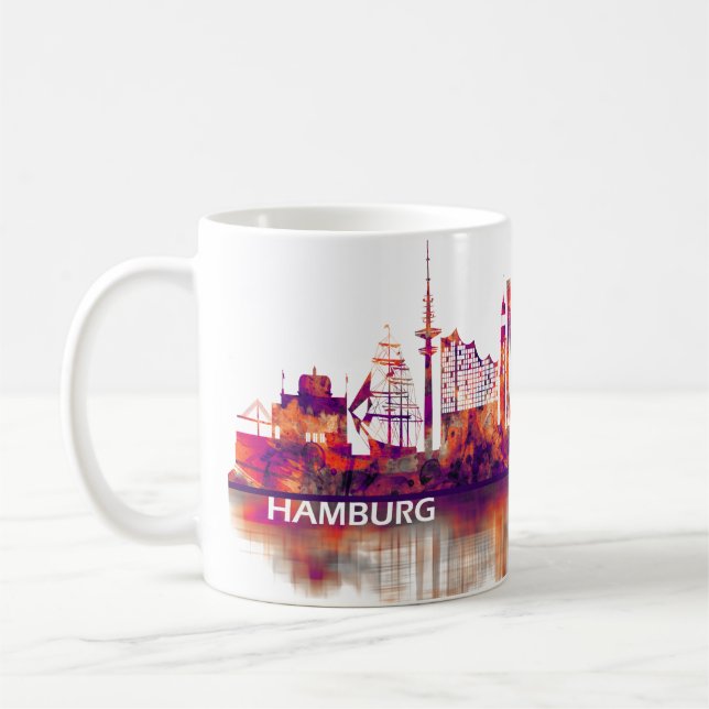Hamburg Skyline Kaffeetasse (Links)