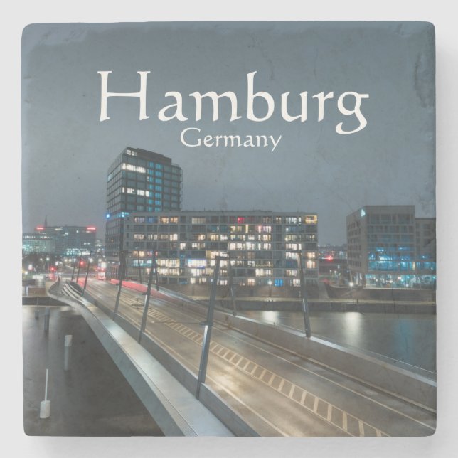 Hamburg Steinuntersetzer (Vorderseite)