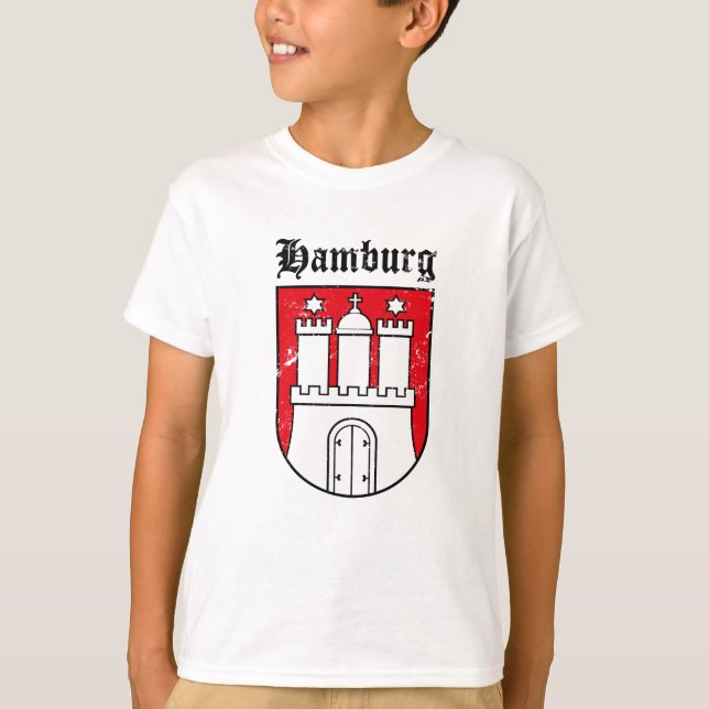 Hamburg Wappen T-Shirt (Vorderseite)
