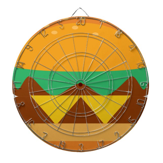 Hamburger Brot Dartscheibe (vorne)