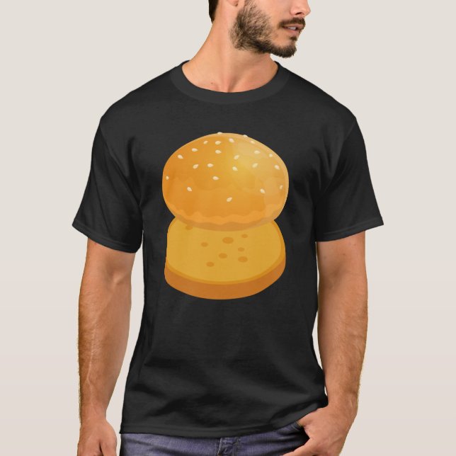 Hamburger Bun für Halloween Hamburger Maker Group T-Shirt (Vorderseite)
