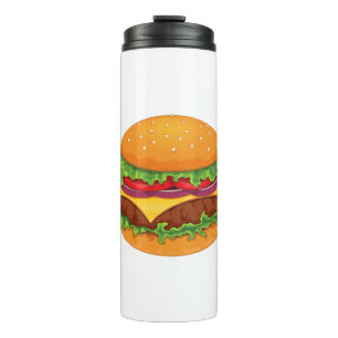 Hamburger Burger Rindfleisch Schweinefleisch Fleis Thermosbecher
