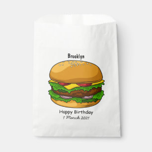 Hamburger Cartoon Geschenktütchen