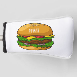 Hamburger Cartoon Golf Headcover