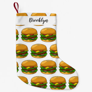 Hamburger Cartoon Kleiner Weihnachtsstrumpf