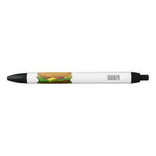 Hamburger Cartoon Kugelschreiber