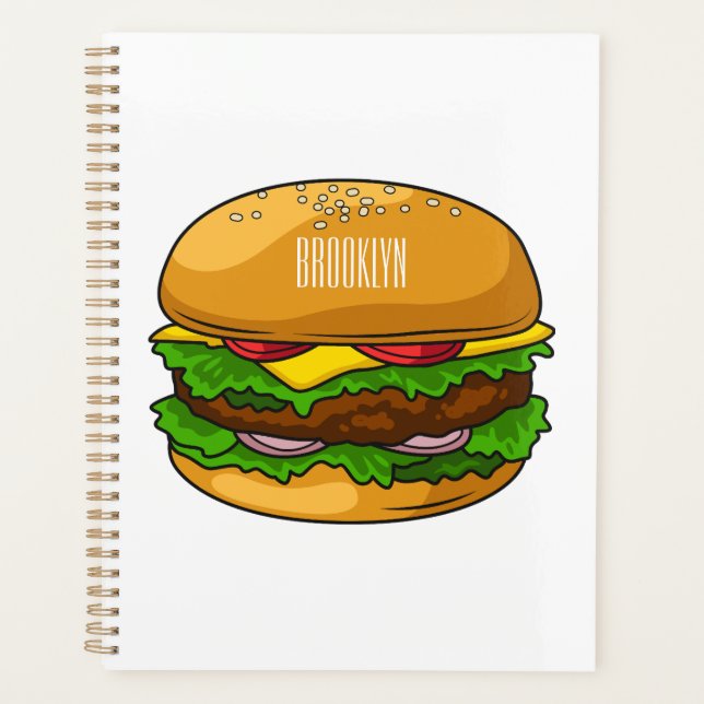 Hamburger Cartoon Planer (Vorderseite)