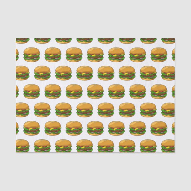 Hamburger Cartoon Seidenpapier (Vorderseite)