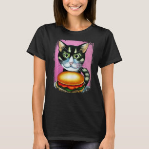 Hamburger Cat Catburger Burger Purr Meow Katze 1 T-Shirt