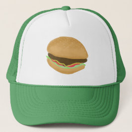 Hamburger Cheeseburger Burger Art Truckerkappe