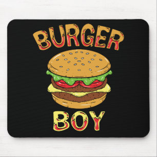 HAMBURGER / CHEESEBURGER: Burger Boy Mousepad