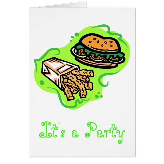 Hamburger et fritures (Devant)