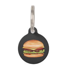 Hamburger Fast Food Cartoon Illustration
