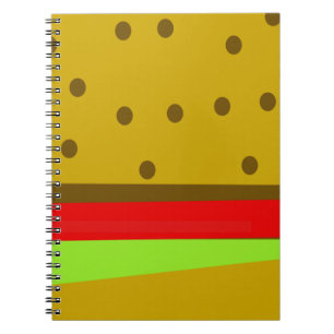 Hamburger Fastfood Burburger Notizblock