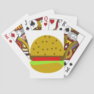 Hamburger Food Food Spielkarten