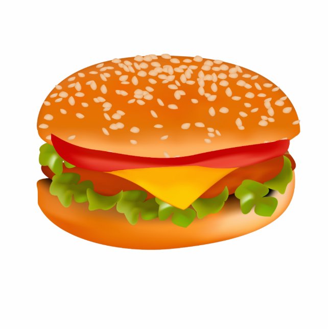 Hamburger Freistehende Fotoskulptur (Vorne)