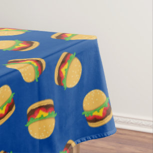 Hamburger Geburtstagsparty Burger Tischdecke