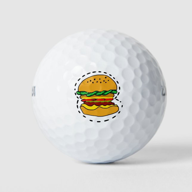 Hamburger Golfball (Vorderseite)