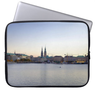 Hamburger Hafen Hafen Neopren Laptop-Sieb Laptopschutzhülle
