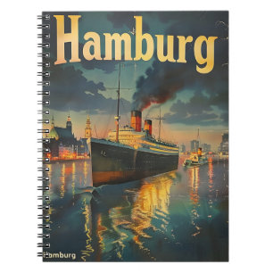 Hamburger Hafen Notizblock