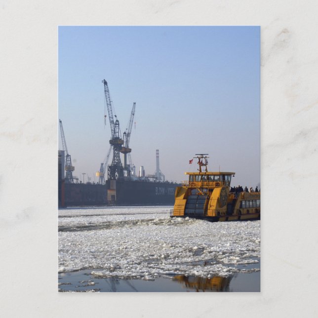 Hamburger Hafen Postkarte (Vorderseite)