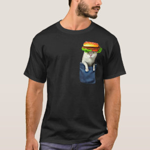 Hamburger Katze Katzenburger Burger Schnurren Mia T-Shirt